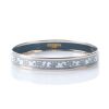 Herm&egrave;s, 10mm Wide Silver Tone / White Enamel Bracelet