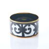 Hermès, 38mm Wide Black / White Enamel Bangle