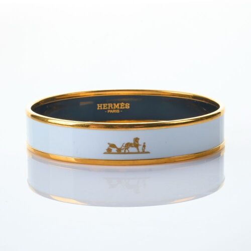 Herm&egrave;s, Caleche Enamel Bangle