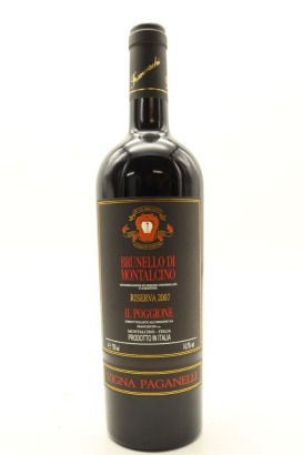 (1) 2007 Il Poggione Vigna Paganelli, Brunello di Montalcino Riserva DOCG [JR17] [RP95] [WE95]