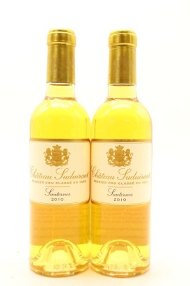 (2) 2010 Chateau Suduiraut, Sauternes, 375ml [JR17.5] [WE95] [WS93]