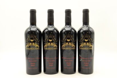 (4) 2009 Raysun Wines 'Kangaroo King' Winemaster's Reserve Shiraz, Barossa Valley