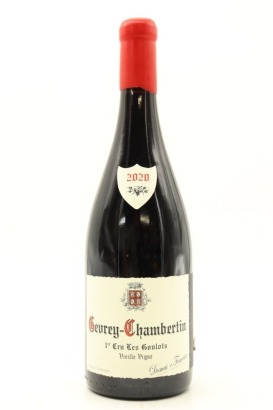 (1) 2020 Domaine Fourrier Les Goulots Vieilles Vignes, Gevrey-Chambertin Premier Cru [JR17.5]