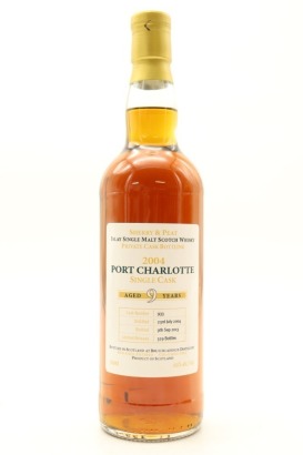 (1) Bruichladdich 2004 Port Charlotte Private Cask Sherry & Peat 9 Year Old Single Malt Scotch Whisky, 60% ABV