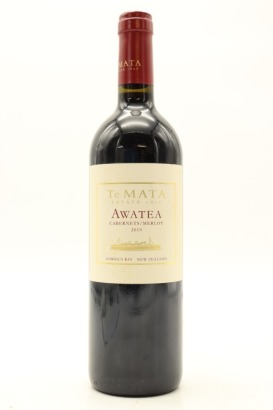 (1) 2019 Te Mata Estate Awatea Cabernets Merlot, Hawke's Bay