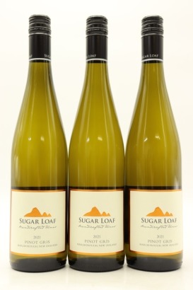 (3) 2021 Sugar Loaf Pinot Gris, Marlborough