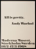 Andy Warhol - All is Pretty Poster&nbsp; - 2