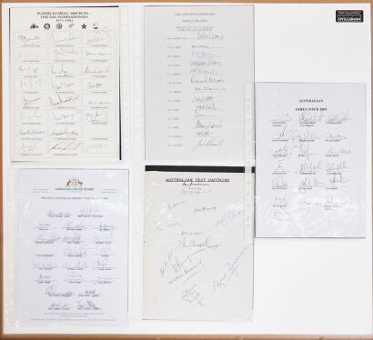 A Selection of International Cricket Signed Memorabilia