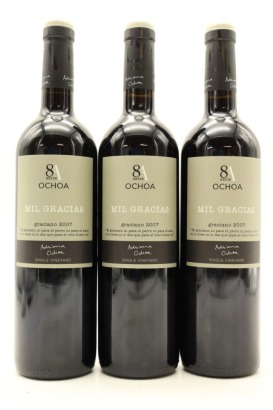 (3) 2007 Bodegas Ochoa 8a Serie Adriana 'Mil Gracias' Graciano, Navarra