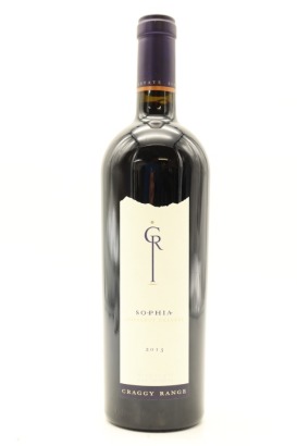 (1) 2013 Craggy Range Sophia Merlot, Gimblett Gravels [JR17] [BC98]