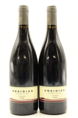 (2) 2008 Obsidian Syrah, Waiheke Island