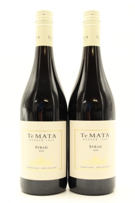 (2) 2020 Te Mata Estate Vineyards Syrah, Hawke's Bay