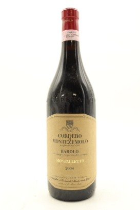 (1) 2004 Cordero di Montezemolo Monfalletto, Barolo DOCG [JR17.5]