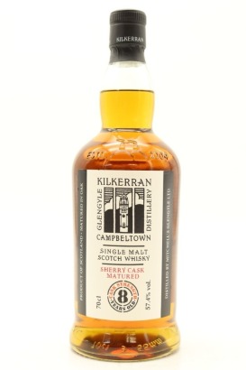 (1) Glengyle Distillery Kilkerran Sherry Cask Matured Cask Strength 8 Year Old 2024 Release Single Malt Scotch Whisky, 57.4% ABV