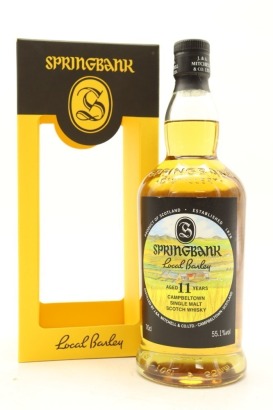 (1) Springbank Local Barley 11 Year 2022 Release Old Single Malt Scotch Whisky, 55.1% ABV