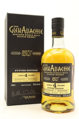 (1) The Glenallachie Billy Walker 50th Anniversary Future Edition First Peated Distillation 4 Year Old Single Malt Scotch Whisky, 60.2% ABV