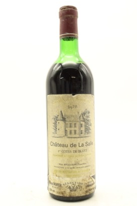 (1) 1978 Chateau de La Salle, Blaye Cotes de Bordeaux (LS)