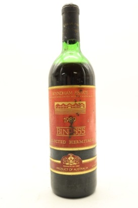 (1) 1989 Wyndham Bin 555 Selected Hermitage, Australia (LS)