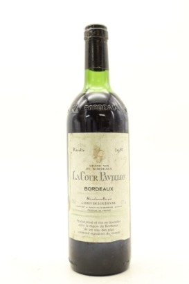 (1) 1981 La Cour Pavillon Blanc Sec, Bordeaux (US)