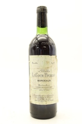 (1) 1981 La Cour Pavillon Blanc Sec, Bordeaux