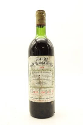 (1) 1979 Chateau Balestard la Tonnelle, Saint-Emilion Grand Cru (MS)