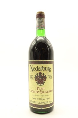 (1) 1981 Nederburg Cabernet Sauvignon, Paarl