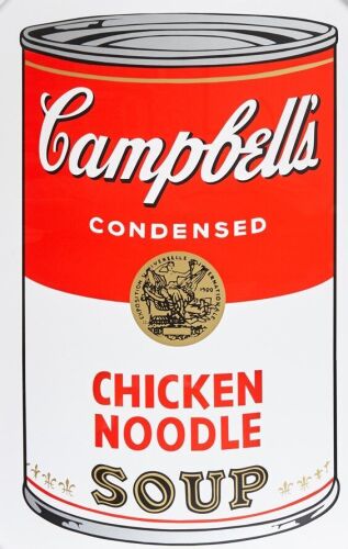 Andy Warhol - Campbells Soup Can Chicken Noodle
