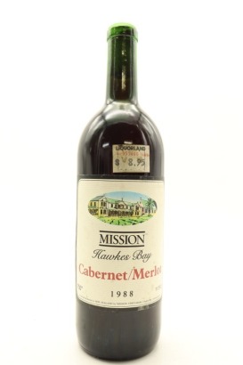 (1) 1988 Mission Estate Winery Cabernet/ Merlot, Hawke's Bay