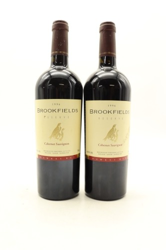 (2) 1996 Brookfields Reserve Cabernet Sauvignon, Hawke's Bay