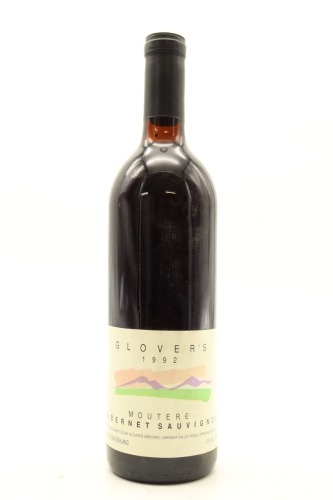 (1) 1992 Glover's Moutere Cabernet Sauvignon, Nelson
