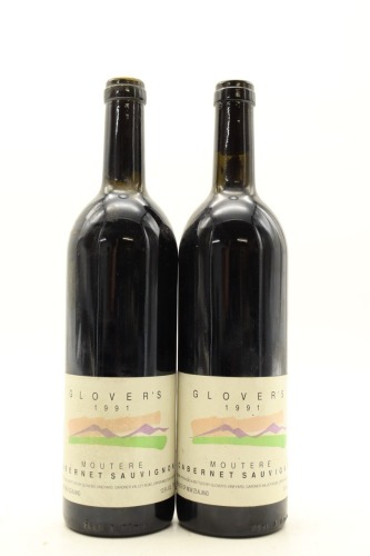 (2) 1991 Glover's Moutere Cabernet Sauvignon, Nelson