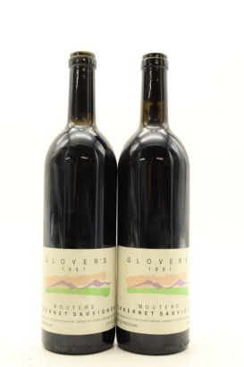 (2) 1991 Glover's Moutere Cabernet Sauvignon, Nelson