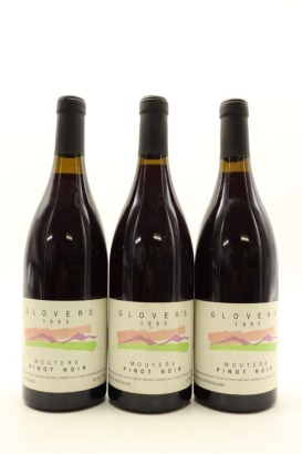 (3) 1993 Glover's Moutere Pinot Noir, Nelson