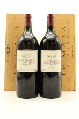 (2) 1991 Te Mata Estate Coleraine, Hawke's Bay, 1500ml (GB)