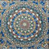 A Limited Edition Alexander McQueen & Damien Hirst Framed Scarf