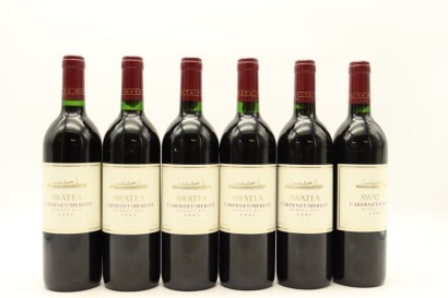 (6) 1992 Te Mata Estate Awatea Cabernets Merlot, Hawke's Bay