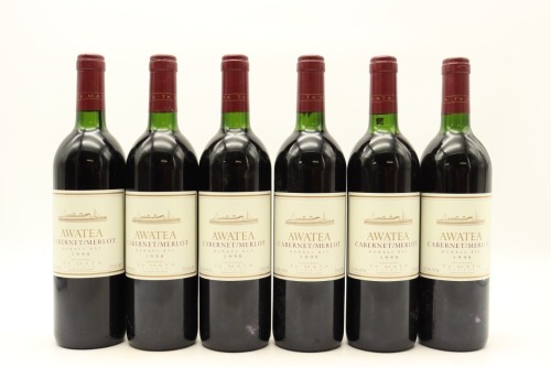 (6) 1990 Te Mata Estate Awatea Cabernets Merlot, Hawke's Bay