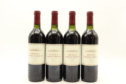 (4) 1989 Te Mata Estate Awatea Cabernets Merlot, Hawke's Bay