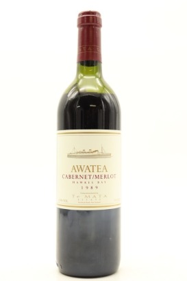 (1) 1989 Te Mata Estate Awatea Cabernets Merlot, Hawke's Bay (LS)