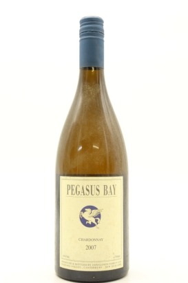 (1) 2007 Pegasus Bay Chardonnay, Waipara Valley [JR16.5] [BC95]