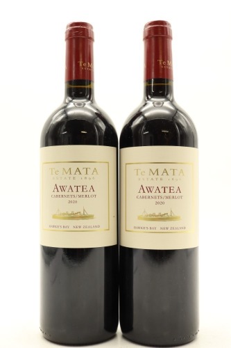 (2) 2020 Te Mata Estate Awatea Cabernets - Merlot, Hawke's Bay