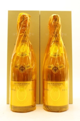(2) 2015 Louis Roederer Cristal Millesime Brut, Champagne [JR17.5] [RP95] [WE98] [WS96] (GB)