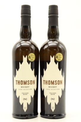 (2) Thomson 'Two Tone Release' Blended NZ Whisky, 40% ABV