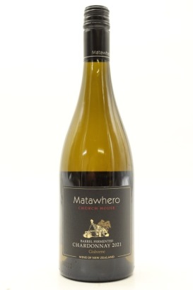 (1) 2021 Matawhero Church House Barrel Fermented Chardonnay, Gisborne