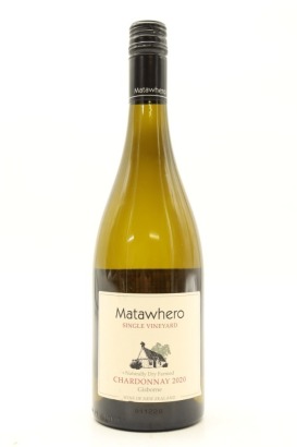 (1) 2020 Matawhero Single Vineyard Naturally Dry Farmed Chardonnay, Gisborne