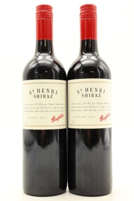 (2) 2007 Penfolds St Henri Shiraz, South Australia