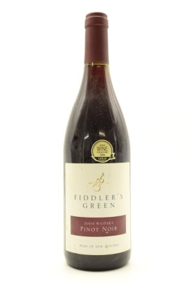 (1) 2004 Fiddler's Green Pinot Noir, Waipara