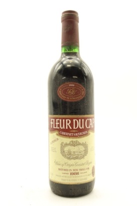 (1) 1986 Fleur du Cap Cabernet Sauvignon, Stellenbosch