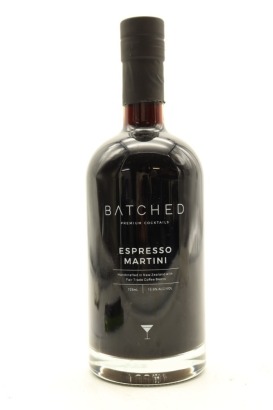 (1) Batched Espresso Martini, New Zealand, 13.9% ABV, 725ml