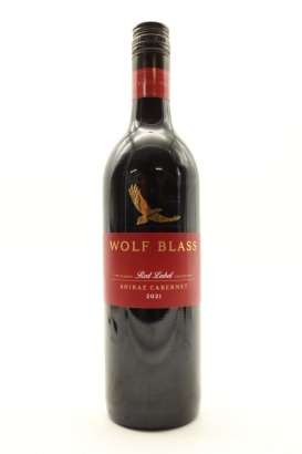 (1) 2021 Wolf Blass Red Label Shiraz - Cabernet Sauvignon, South Australia
